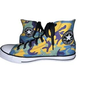 Converse Chuck Taylor Shoes Andy Warhol Camo Unisex Men’s 10 Women’s 12 #149488c